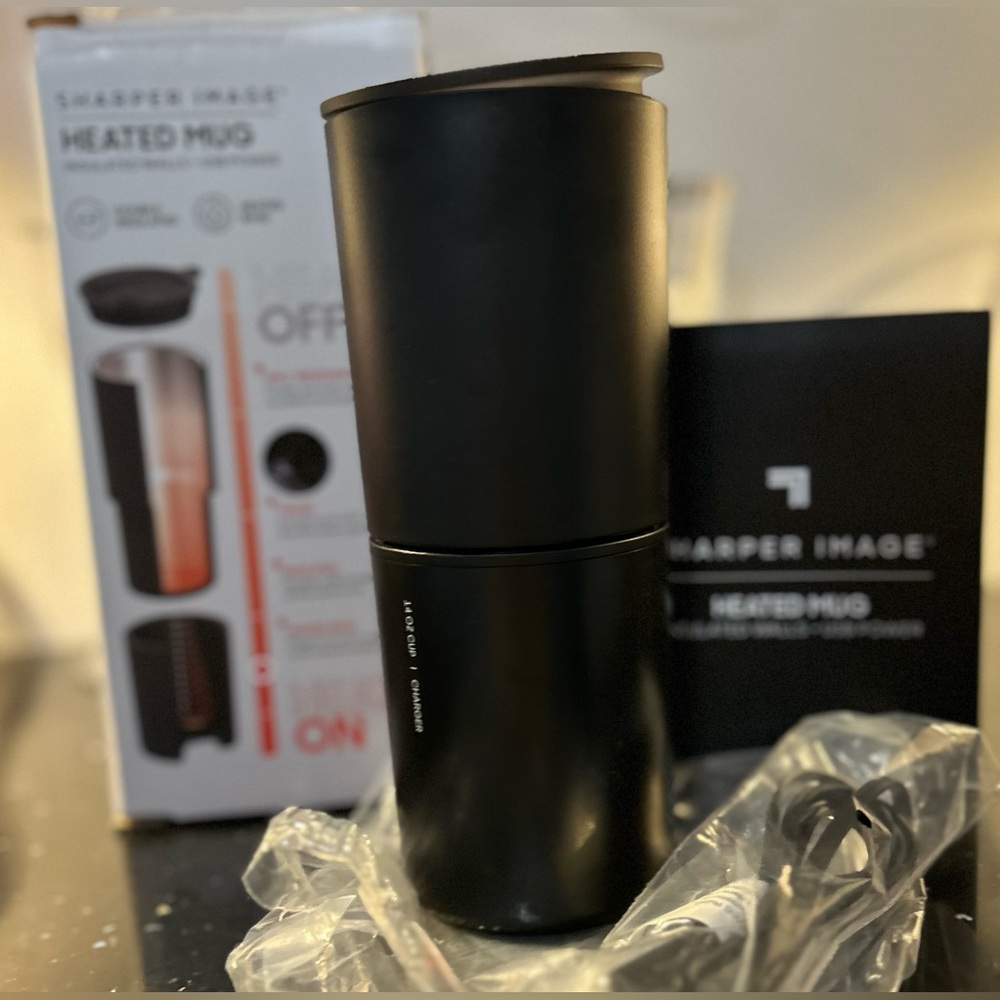 Sharper Image Heated travel tumbler !!!